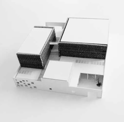 The client for this suburban office park requested it be built in a 'new Chinese style' that offered a modern story about traditional China. Many architecture firms would have responded by incorporati