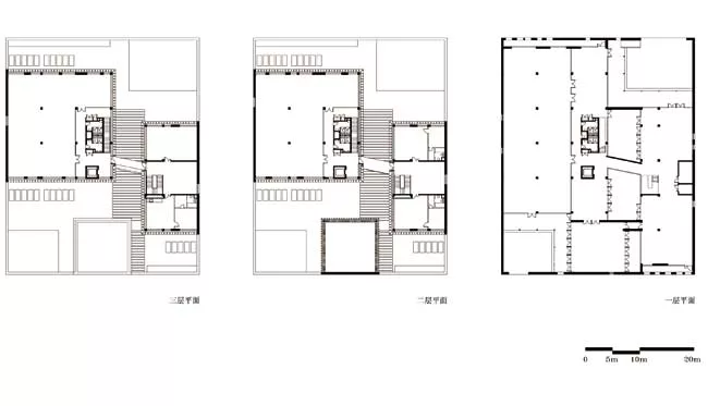 The client for this suburban office park requested it be built in a 'new Chinese style' that offered a modern story about traditional China. Many architecture firms would have responded by incorporati