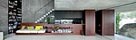 The building comprises two residences, one for Carnicero himself and the other for a friend, as well as the architect's studio. The house, outside of Madrid in Torrelodones, is raised on an ample podi