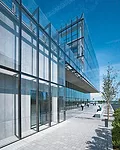 This 125,000-square-foot project in Ireland (completed in 2011 by Robin Lee Architecture) brings together offices for all of the county's departments and services. Set on the outskirts of town, the bu