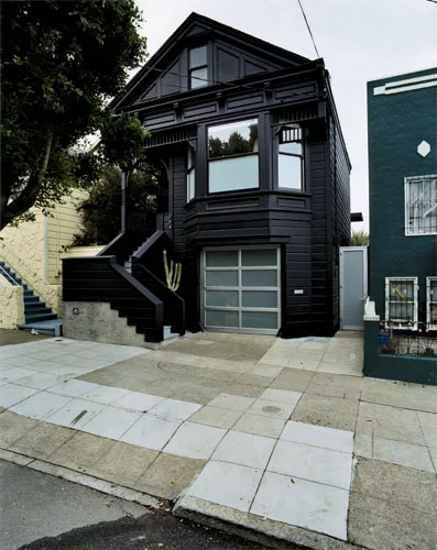 The firm used carefully quirky finishes in this renovation of a formerly rundown Victorian house in San Francisco's Noe Valley. The client'a stylist, skateboarder, and designer'became a colleague when
