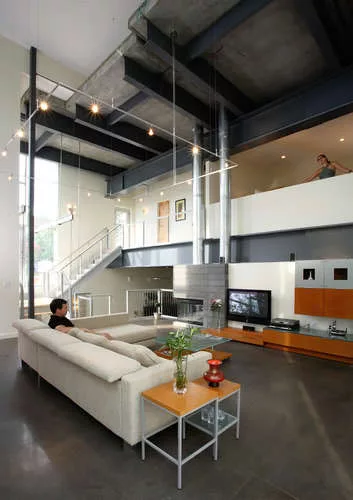A view of the house's interior.