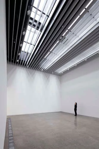 An exhibition space at the White Block Gallery.
