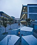 'We're trying to do something different, to challenge the clich'd educational approach,' says Hua. TAO's gathering of buildings and outdoor spaces allows children to pursue individual activities in ad