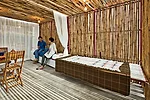 Vo's firm designed this project as a prototype for low-income housing in the Mekong River Delta. In the summer of 2012, a pair of these houses were built for a total of $4,800 on the construction site