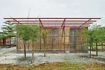 Vo's firm designed this project as a prototype for low-income housing in the Mekong River Delta. In the summer of 2012, a pair of these houses were built for a total of $4,800 on the construction site