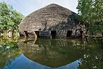 Part of a complex in Binh Duong province that includes the wNw Cafe (following project), this domed bamboo structure was designed as a bar and entertainment space but is now used occasionally by the l