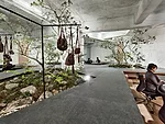 A showroom and office for the leatherwear company Sisii, this interior project occupies a prominent Kobe site. Created in collaboration with the landscape designer Toshiya Ogino, the unusual space is 