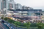 Korean garages typically look like rows of ramps or try to disguise themselves as concrete commercial buildings. Both models, says Lee, are eyesores. Lee wrapped the Herma garage, in Yongin, in polyca
