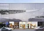 Korean garages typically look like rows of ramps or try to disguise themselves as concrete commercial buildings. Both models, says Lee, are eyesores. Lee wrapped the Herma garage, in Yongin, in polyca