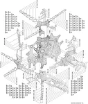 Y/Surf/Structure, part of the permanent collection of the Centre Pompidou, has more than 7,000 parts assembled with 32,000 rivets. The perforations here, and in other works by TheVeryMany, make the in