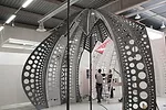 Fornes helped Japanese artist Yayoi Kusama and Louis Vuitton create a pop-up store that was installed at Selfridges in London during the late summer and fall of 2012. Doubly curved V-shaped 'slices' o