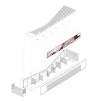 The east wall will consist of both movable and fixed polycarbonate panels, while a panoramic video screen will stretch across the west wall.