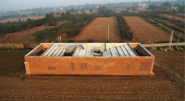 China has a long history of rammed-earth dwellings. In northern Shaanxi province, RUF drew on this tradition with the Shijia Village House, a demonstration home that builds on the technique and its su