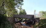 In northern Shaanxi province, this bridge forms a concrete loop that crosses a small river and provides access to the water for fishing, washing, and recreation. By connecting residents to agricultura