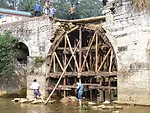 In reconstructing and resurfacing this 300-year-old bridge in Guizho, RUF sought to revitalize the historic structure using the means and techniques available. Precast concrete was added to strengthen