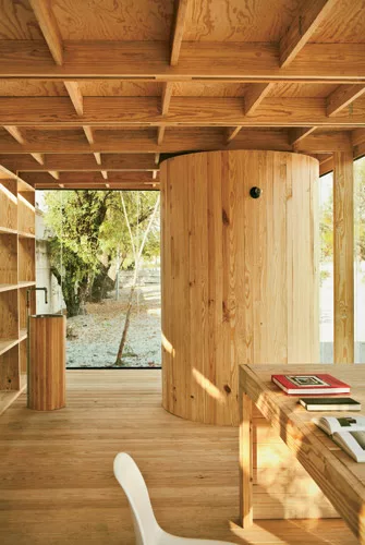 The architects built this 250-square-foot experimental house on an empty lot in Monterrey. With its small footprint and simple material palette, it poses an alternative to overdevelopment in the city.