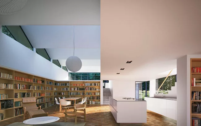O&rsquo;Brien calls this house for two artists, in Sonoma, California, &ldquo;a study in symmetry within symmetry&rdquo; due to the geometric explorations he undertook in its design. On both the exter