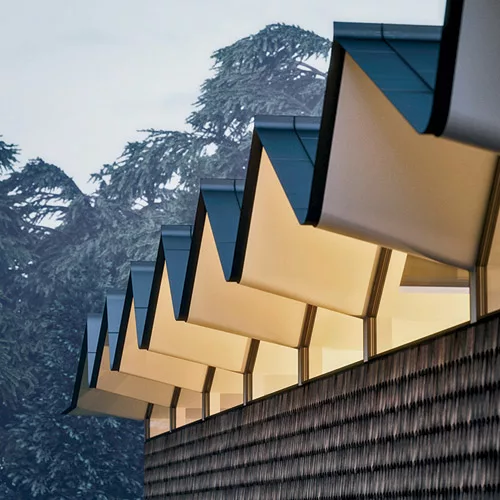 O&rsquo;Brien calls this house for two artists, in Sonoma, California, &ldquo;a study in symmetry within symmetry&rdquo; due to the geometric explorations he undertook in its design. On both the exter