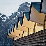 O&rsquo;Brien calls this house for two artists, in Sonoma, California, &ldquo;a study in symmetry within symmetry&rdquo; due to the geometric explorations he undertook in its design. On both the exter