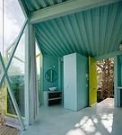 Completed in 2009, this Ibiza vacation house was designed for Spanish art fair director Enrique Polanco. While Jacque acknowledges that this is a seeming conflict with his quest for inclusivity in arc