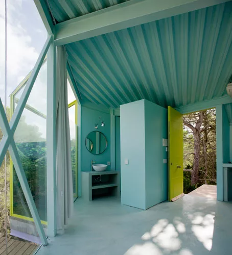 Completed in 2009, this Ibiza vacation house was designed for Spanish art fair director Enrique Polanco. While Jacque acknowledges that this is a seeming conflict with his quest for inclusivity in arc