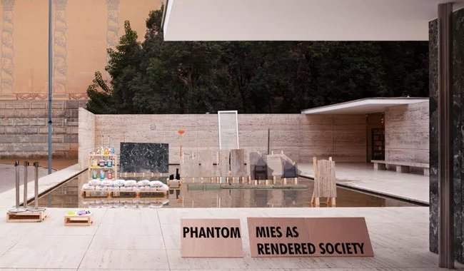 Over the course of two years, Jaque and his firm investigated the most surprising element of Mies van der Rohe's Barcelona Pavilion: its basement. On view through February 2013, the exhibition display