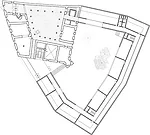 Planned for completion in 2017, this competition-winning project expands an existing historic building—Casa Ragen, in Brunico, Italy—and retains the town's urban fabric with low, wall-like