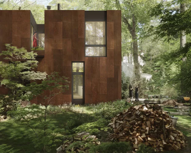 Grow Box, a 1,750-square-foot house for a couple and their son, is currently under construction and slated for completion in spring 2015.