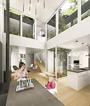 Grow Box, a 1,750-square-foot house for a couple and their son, is currently under construction and slated for completion in spring 2015.