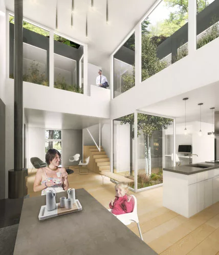 Grow Box, a 1,750-square-foot house for a couple and their son, is currently under construction and slated for completion in spring 2015.