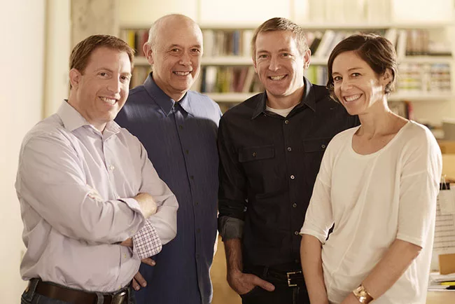 Studio Ma partners from left to right: Tim Keil, Dan Hoffman, Christopher Alt, Christiana Moss
