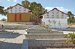 Organic in plan, the campus contains loosely defined outdoor areas and clusters of buildings placed at varying angles. The design strategy was to create an atmosphere that wasn&rsquo;t linear and rigi