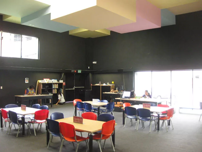 The children's reading room.