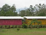 The Shiroles Rural School's eastern (rear) facade.