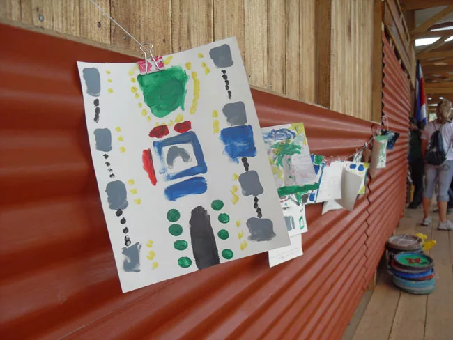 Children in the community were encouraged to present their ideas for the new buildings.