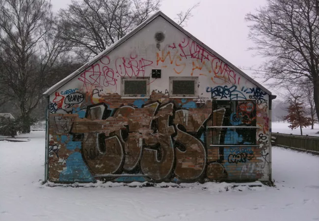 The original storage shed was in considerable disrepair before MLRP performed the renovation and upgrade.