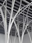 Detail of steel supports.