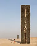 Commission by the Qatar Museums Authority, Serra's 2014 installation in the Brouq Nature Reserve comprises four steel plates, each just over five inches thick and 13 feet wide, with two stretching to 