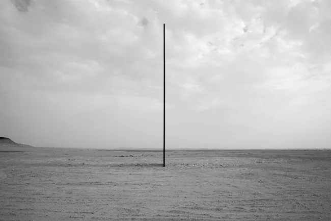 Commission by the Qatar Museums Authority, Serra's 2014 installation in the Brouq Nature Reserve comprises four steel plates, each just over five inches thick and 13 feet wide, with two stretching to 