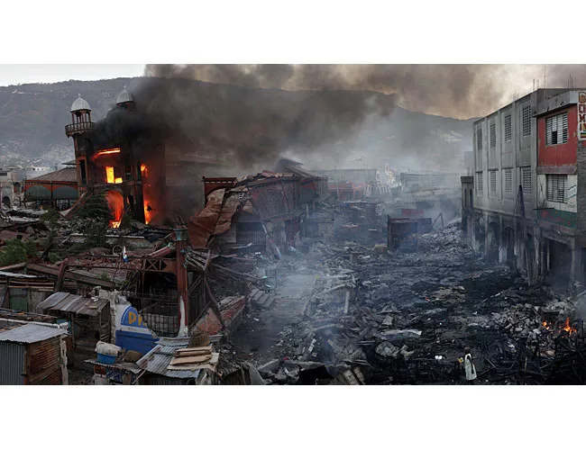 The January 2010 quake caused further damage to the Iron Market and killed several vendors.