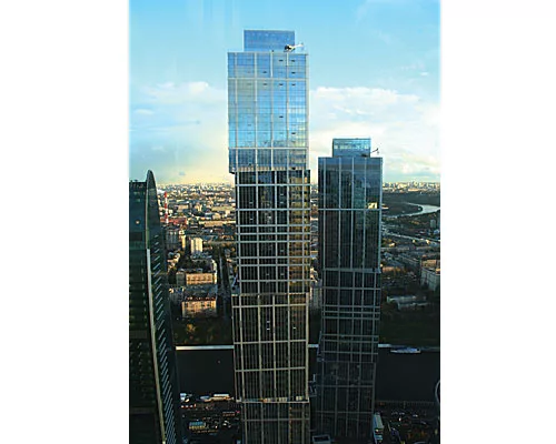 <strong style='color:orange'>8. Capital City Moscow Tower - Moscow</strong><br />Height: 302 m; 989 ft<br /><strong>CTBUH height rank:</strong> 48<br /><strong>Occupancy:</strong> residential<br /><st