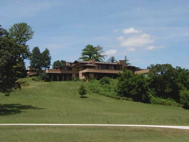 Taliesin is one of the most storied dwellings in America. Situated in the rolling countryside near Spring Green, Wisconsin, the 600-acre estate was Frank Lloyd Wright's primary residence and studio fo