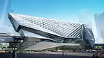 The Museum of the Built Environment is one of FXFOWLE's six active projects in the King Abdullah Financial District, a 55 million-square-foot development in Riyadh. Resembling a chiseled rock and part