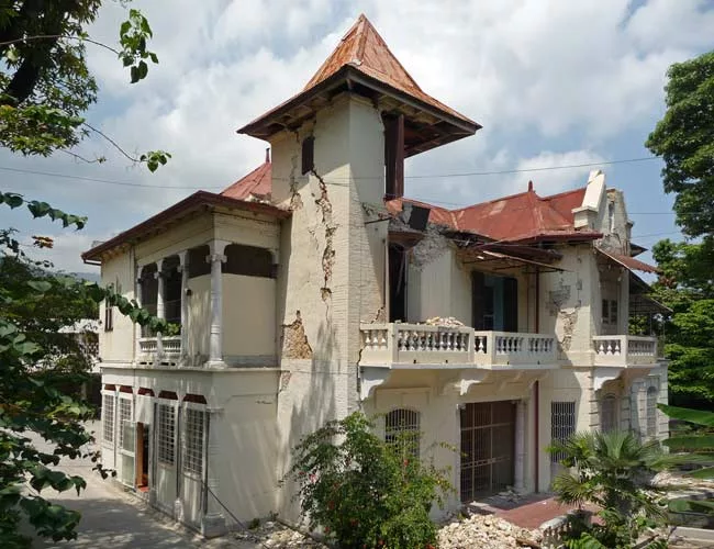 Haiti's famous gingerbread houses endured the January 2010 earthquake relatively well. While they did suffer some damage, researchers estimate that only 5 percent of these historic dwellings partially
