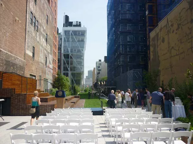 Event space before press conference