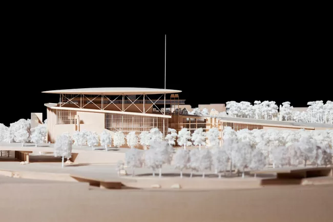 Construction of the $803 million Stavros Niarchos Cultural Center will start later this year and conclude in 2015. The building will rise on the Saronikos Kolpos waterfront in southern Athens, within