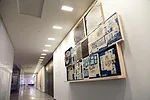 Gensler's Midtown Manhattan office introduced its art exhibition program in 2007, when it moved into a new space. To date, it has presented 13 exhibitions, with pieces put on view in corridors, confer