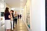 For each show, Gensler prints a brochure, hosts a reception, and pays for delivery and installation of the artwork. Design principal Mark Morton serves as the curator of the Manhattan office art progr