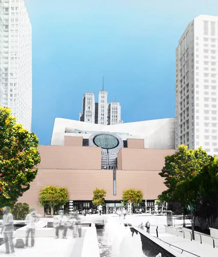 Sn'hetta Addition for SFMOMA Taking Shape